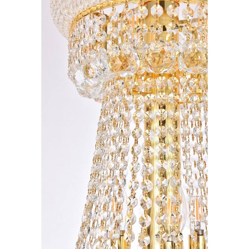 Fleur Illumination 32 light Gold Chandelier