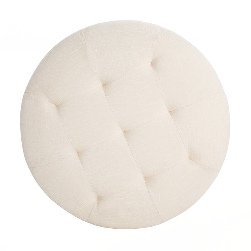 Upholstered Round Ottoman