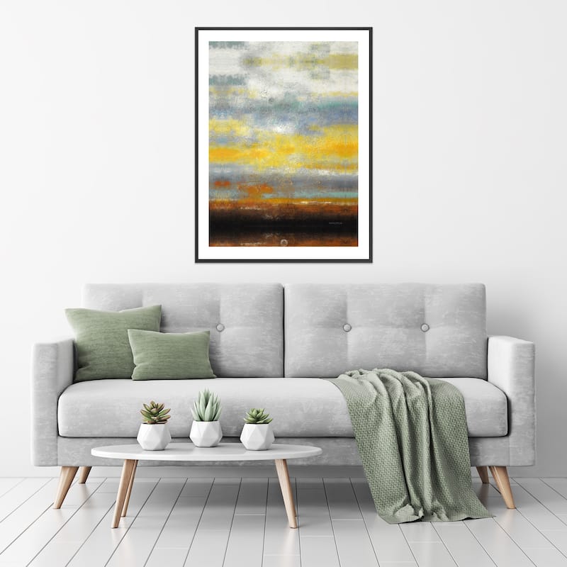 Painted Sunset II Framed Print Wall Art by Norman Wyatt Jr.