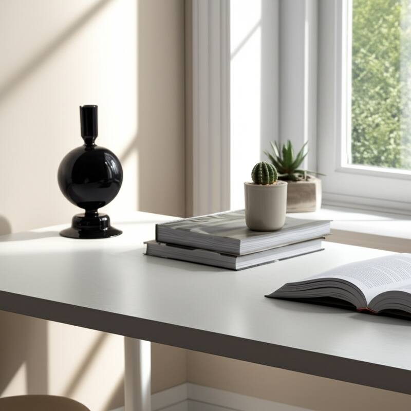 Glass Modern Bubble Taper Candle Holder