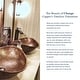 preview thumbnail 13 of 11, Seville Antique Copper 20" Oval Drop-In Bath Sink with Care Kit