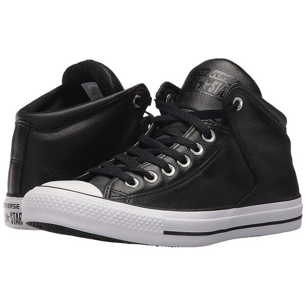 converse men's street leather high top sneaker