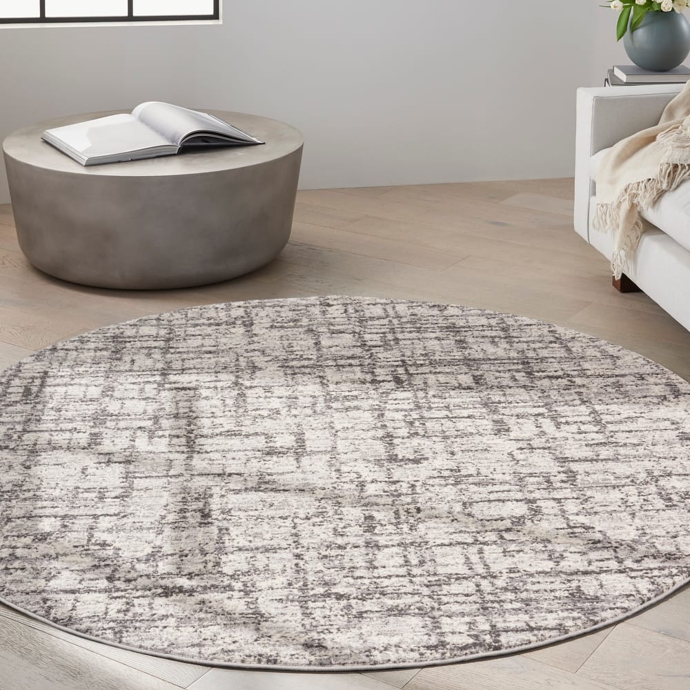 Calvin Klein Rush Glam Modern Abstract Geometric Area Rug