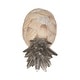 preview thumbnail 5 of 5, Sagebrook Home's Unique 12" Seashell Pineapple Decorative Object - 5" x 5" x 12"