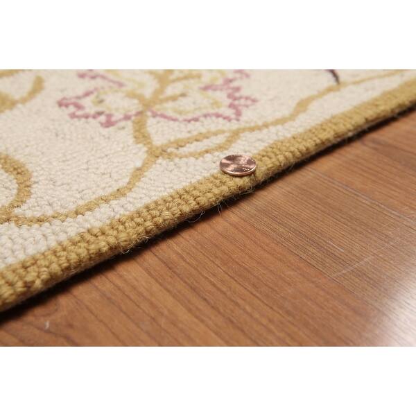 Shop Hand Made Beige Brown Hand Hooked Wool Traditional Oriental Area Rug 3x5 3 X 5 On Sale Overstock 31302285