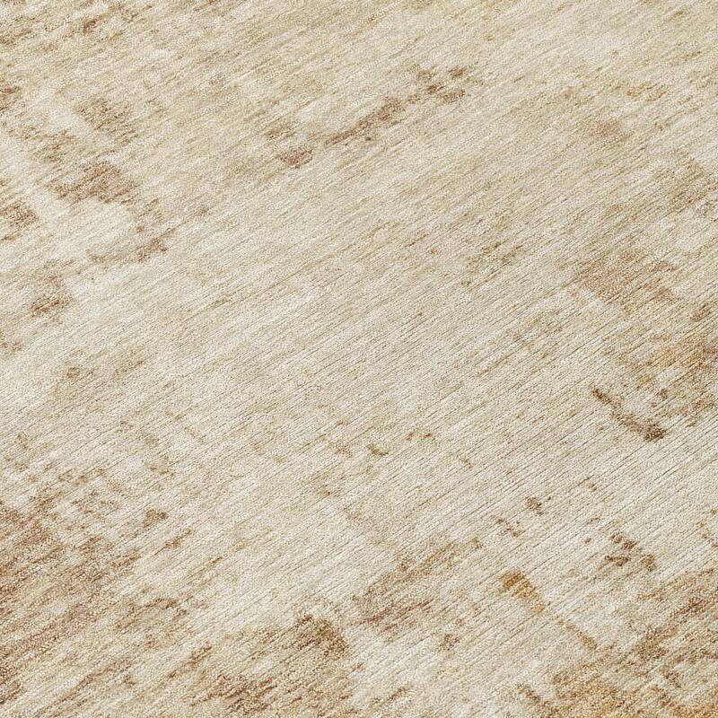 Machine Washable Indoor/ Outdoor Modern Casual Chantille Rug