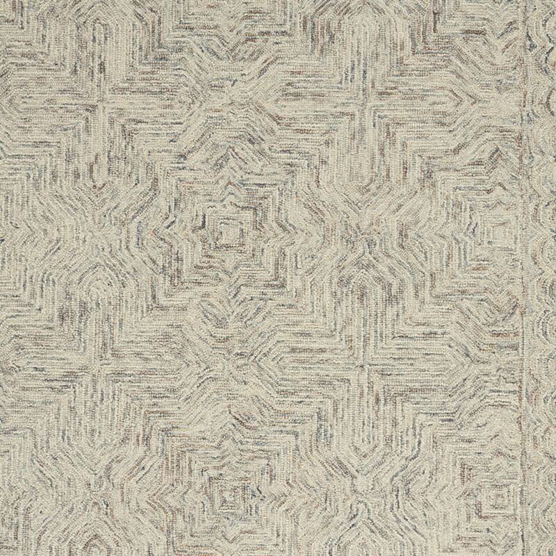 Dugov Power Loomed Geometric Modern Soft Area Rug By HomeRoots - 90' X '60' X '0.5