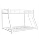 preview thumbnail 10 of 14, White Bunk Bed Noise Reduced Bed, CPC Certified, Twin over Full
