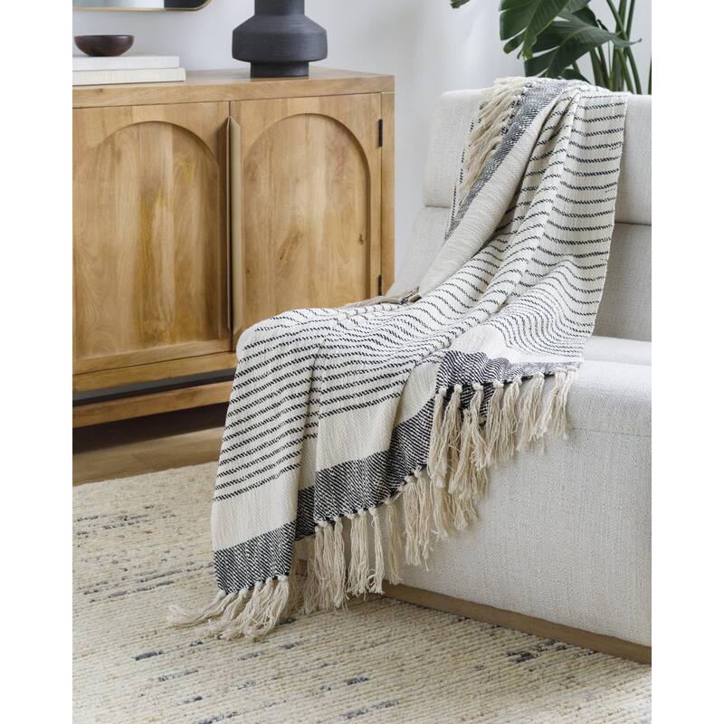 Becki Owens x Livabliss Modern Prolo Throw - Black