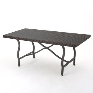 Costa Mesa Wicker Dining Table Christopher Knight