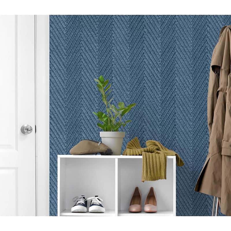 DuPont Tedlar Throw Knit High Performance Vinyl Unpasted Wallpaper