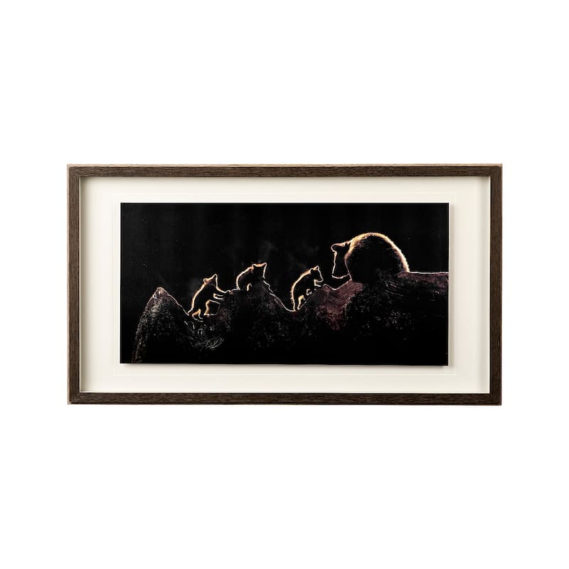 Triplets Framed Art Print