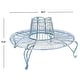 preview thumbnail 10 of 23, SAFAVIEH Outdoor Ally Victorian Iron Round Tree Bench - 60.3" x 60.3" x 33.8"