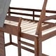 preview thumbnail 10 of 9, Wood Twin Size House Bunk Kids Bed with Roof, Ladder, Guardrails & 2-Windows for Bedroom, Easy to Assemble, Oak & Smoky Grey