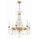 preview thumbnail 4 of 3, Crystorama Lighting Group MAI-18606 Maizey 6 Light 28" Wide Crystal