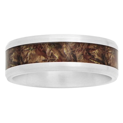Steel Nation Stainless Steel Camouflage 8mm Band