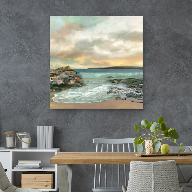 Secret Cove Square by Studio Arts Canvas Art Print
