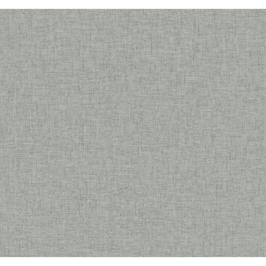 A-Street Prints Bentley Slate Faux Linen Wallpaper