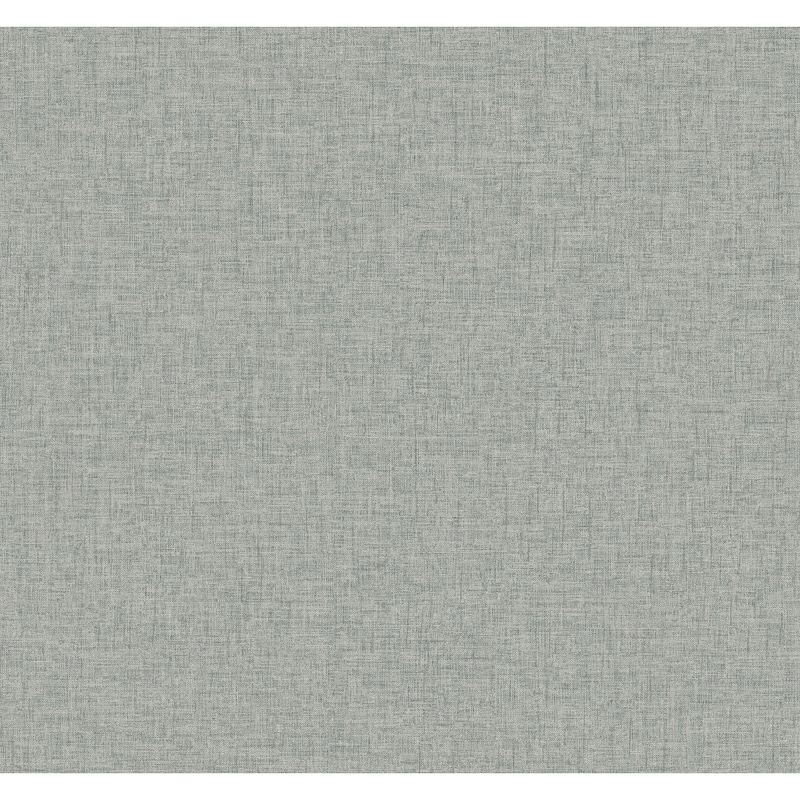 A-Street Prints Bentley Slate Faux Linen Wallpaper