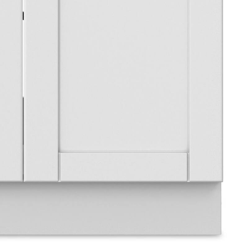 WYNDENHALL Lindor Transitional Laundry Cabinet with Faucet and Sink