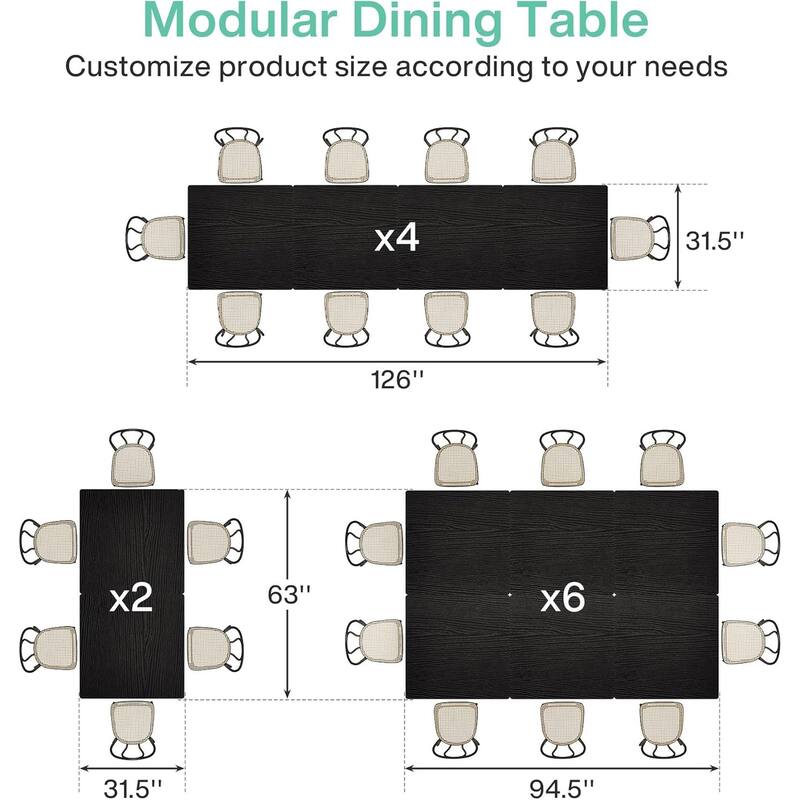 Square Dining Table Set, Industrial Dinner Table with Metal Base for Bar, Coffee Shop, Resturant