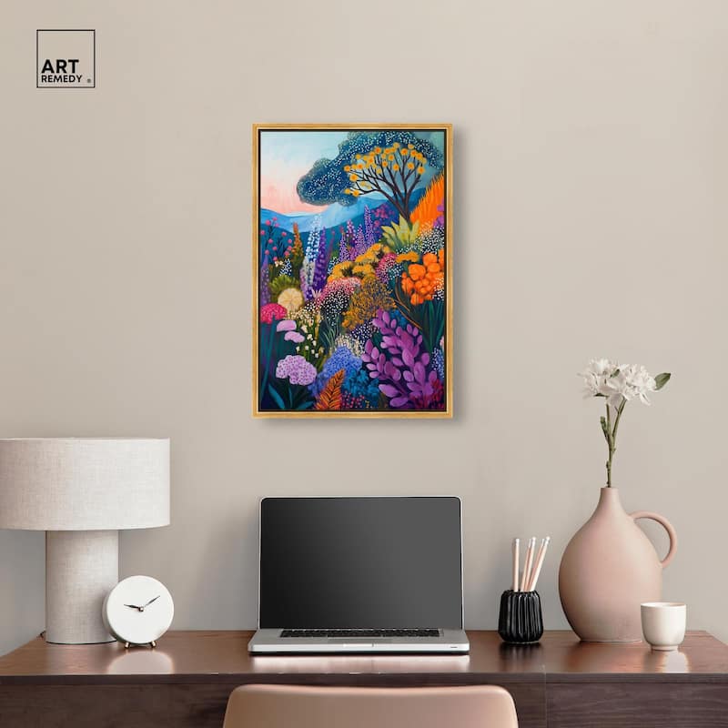 Solara's Bloom Canvas by Art Remedy