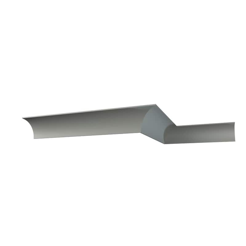 9 7/8"H x 9 7/8"P x 14"F x 48"L Faith Crown Moulding - 1-Pack