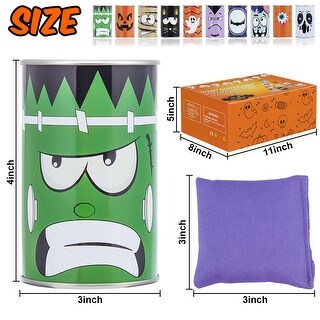Halloween Carnival Bean Bag Toss Games for Kids and Adults, Trick
