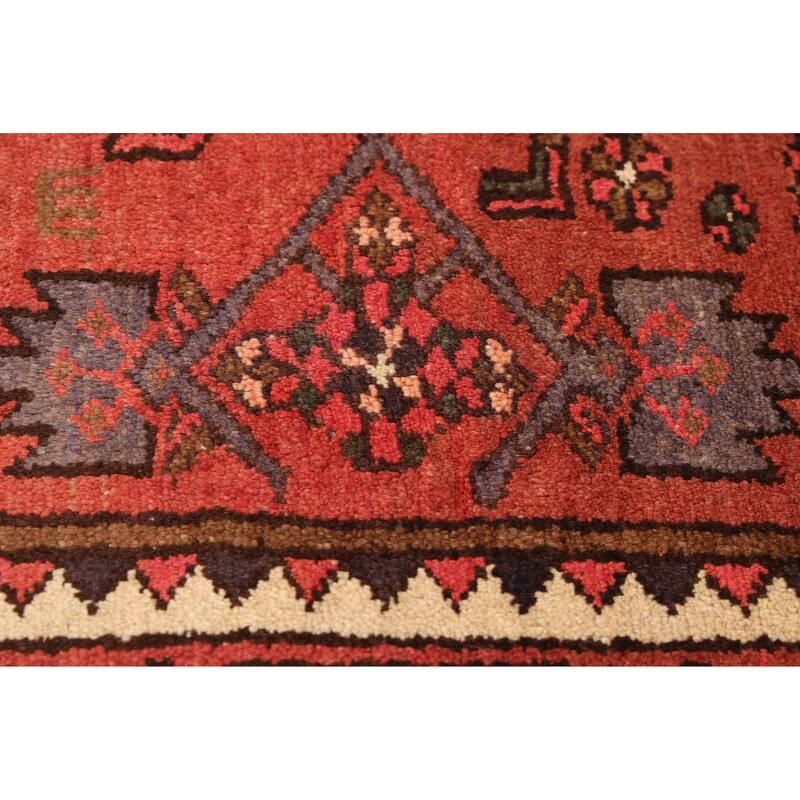 ECARPETGALLERY Hand-knotted Andelz Red Wool Rug - 3'7 x 6'9