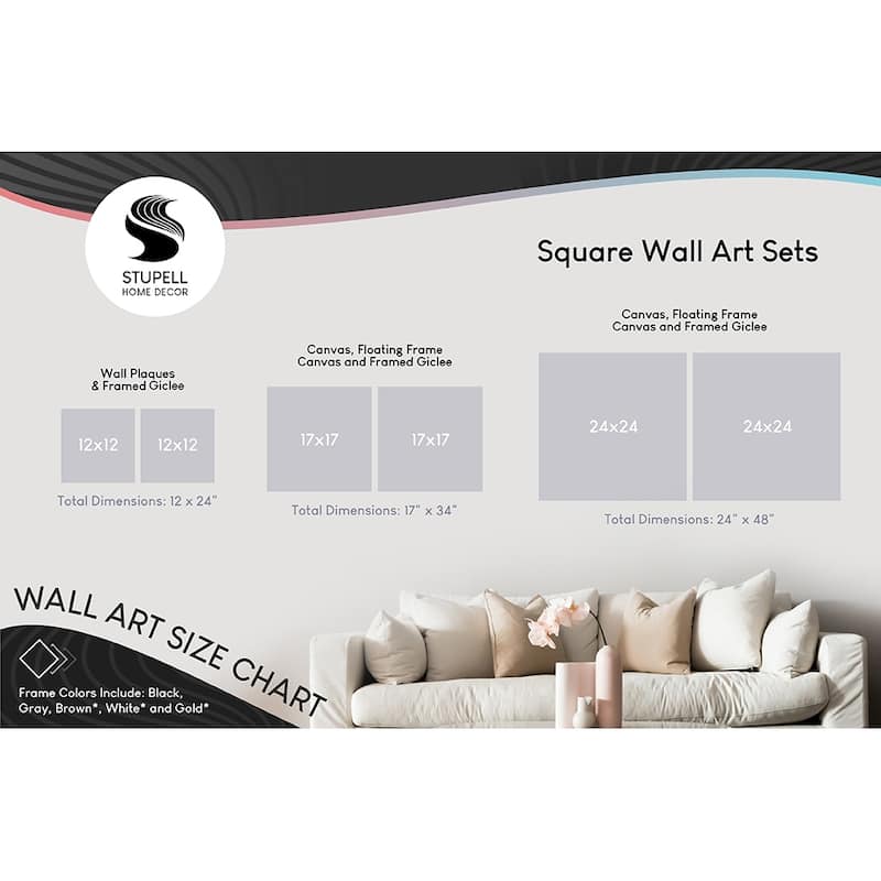 Stupell Country Blossoms Bundle Framed Floater Canvas Wall Art Design By Emily Ford (Set of 2)