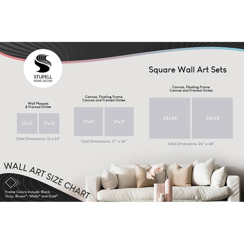 Stupell Morning Coffee Classic Phrases Canvas Wall Art Design By Kim Allen (Set of 2)