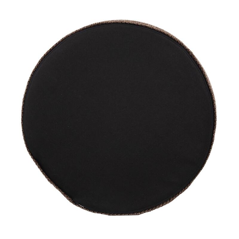 Allan Andrews No Tip Cylinder Ottoman with Cover, Panama Collection