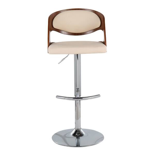Carson Carrington Visby Adjustable Bar Stool with Rounded T Footrest (Set of 3)