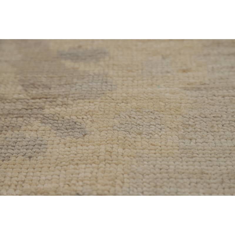 Oushak Turkish Area Rug Hand-Knotted Wool Carpet - 7'9"x 9'11"