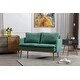 preview thumbnail 3 of 48, Polyester Upholstered Living Room loveseats sofa With Golden Legs