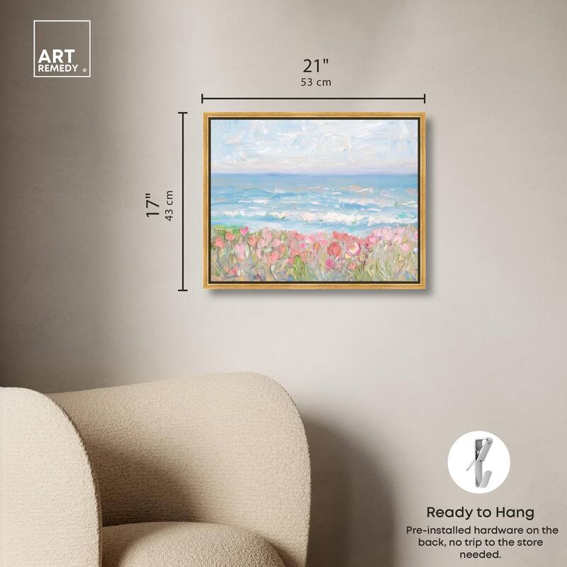 Waves of Peace Canvas by Art Remedy