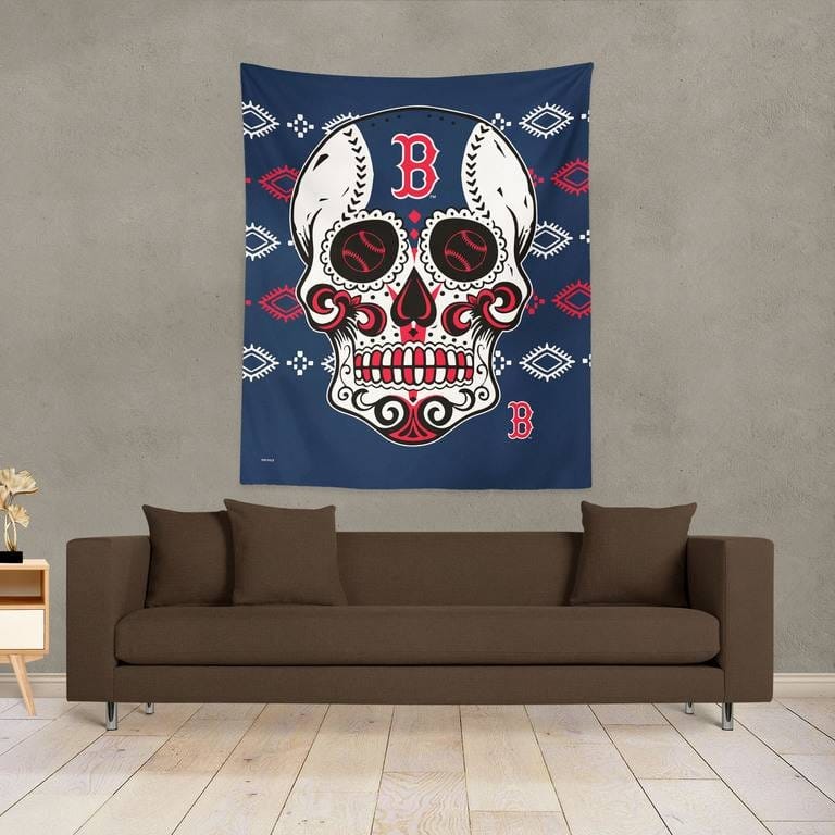 MLB Candy Skull Printed Wall Hanging