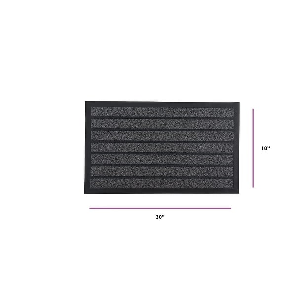 Striped Coir Doormat