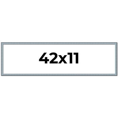 42x11 Frame Rustic Sky Blue Solid Wood Picture Frame | 0.75 Inch