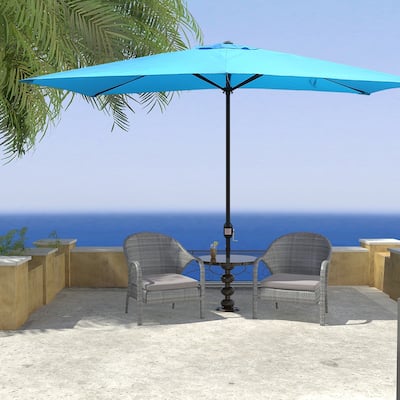 Maypex 10 X 6.5 Feet Rectangular Market Umbrella