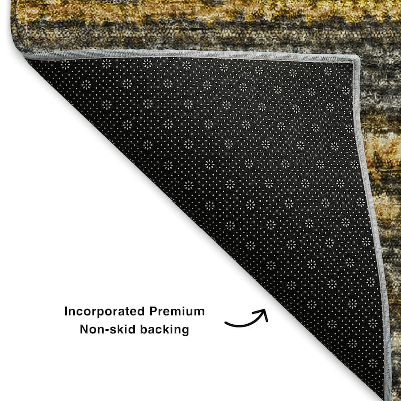 Premium Washable Super Soft Stripe Mayfield Rug
