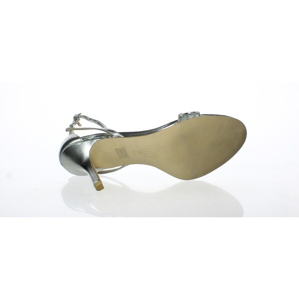 silver heels size 10