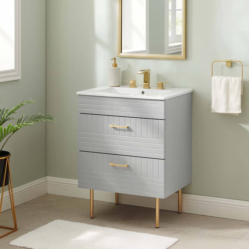 Daybreak 24" Bathroom Vanity - Light Gray