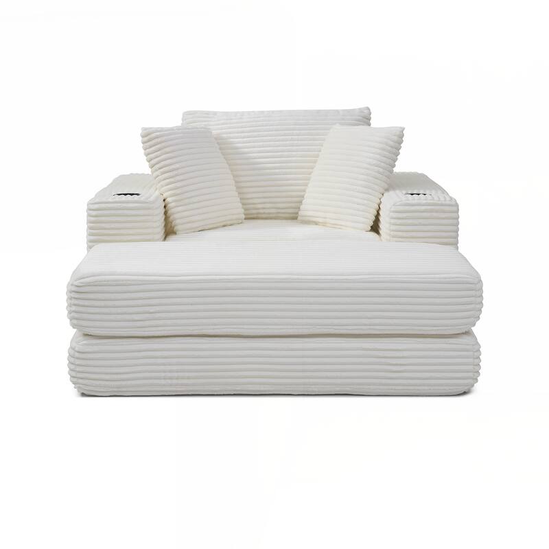 Chaise Lounge Chair for Reading, Living Room & Bedroom