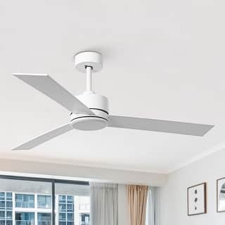 52" Modern Wooden 3-Blades Indoor Ceiling Fan without Light