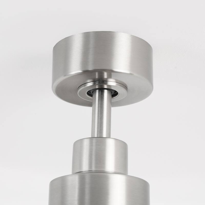 52" Matte Black Industrial Reversible DC Motor Ceiling Fan - 52" L x 52" W x 11.6" H