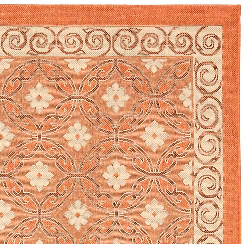 SAFAVIEH Courtyard Vernetta Indoor/ Outdoor Waterproof Patio Backyard Rug