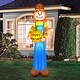 preview thumbnail 1 of 0, Occasions Airflowz Inflatable Harvest Scarecrow Holding Pumpkin, 2 ft Tall