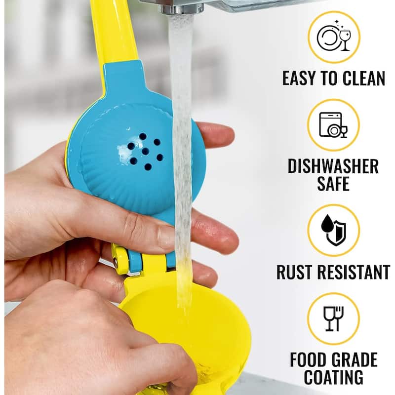 Zulay Kitchen Metal 2-In-1 Lemon Squeezer Manual