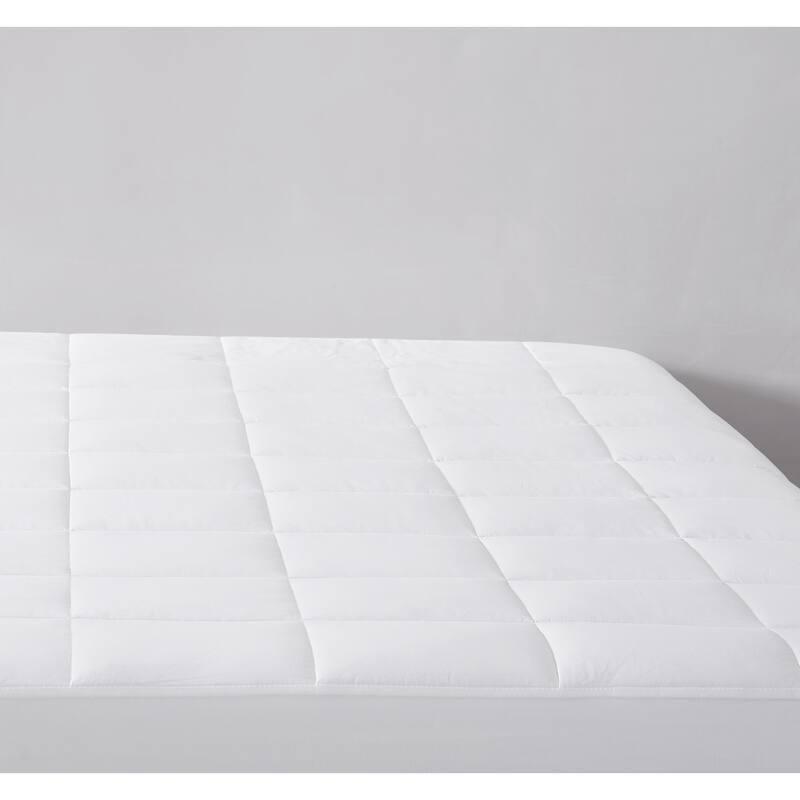 Brooklyn Loom Classic Cotton Mattress Pad - White